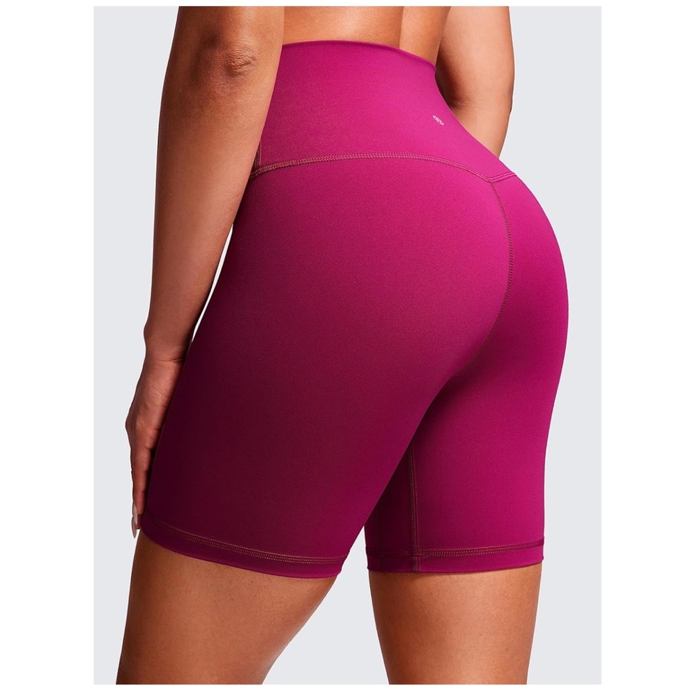 CRZ YOGA Womens Naked Feeling Biker Shorts - 6”